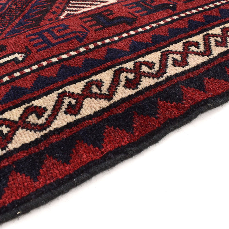 Tapis persan - Nomadic - 260 x 217 cm - rouge bordeaux