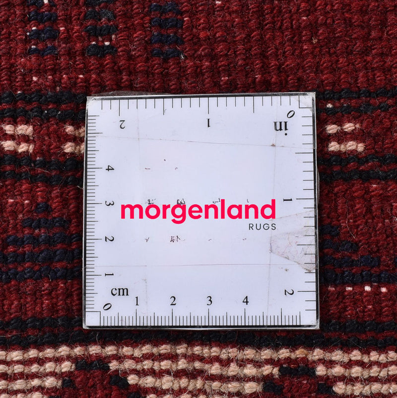 Tapis persan - Nomadic - 260 x 217 cm - rouge bordeaux