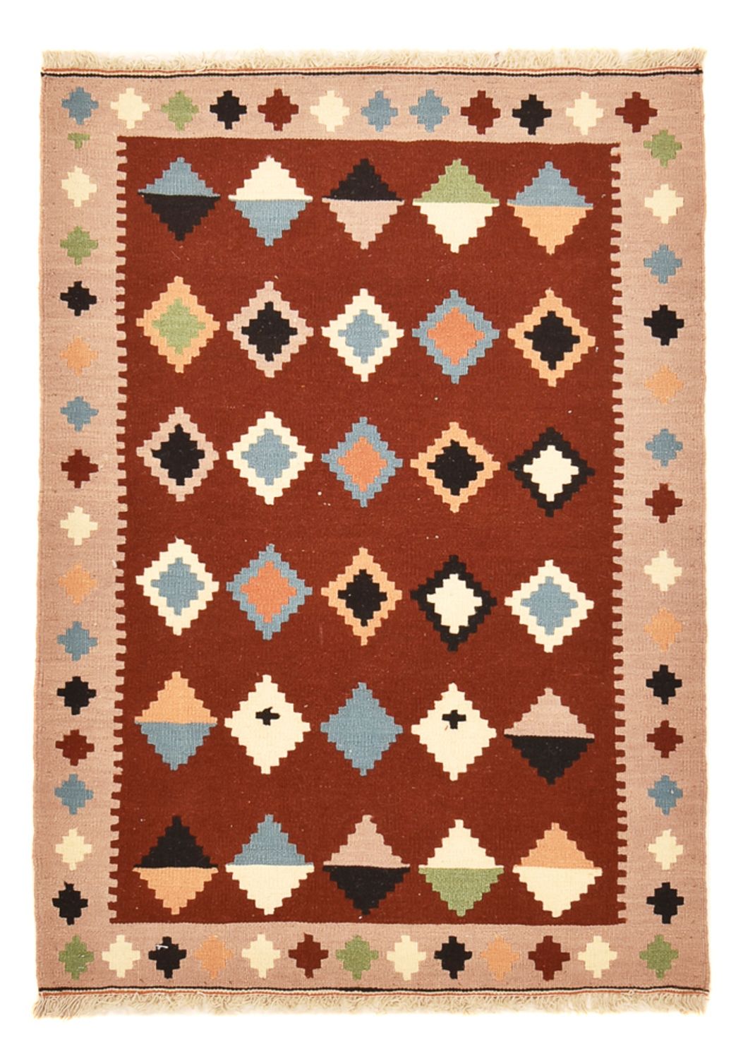 Tapis Kelim - Oriental - 147 x 103 cm - multicolore