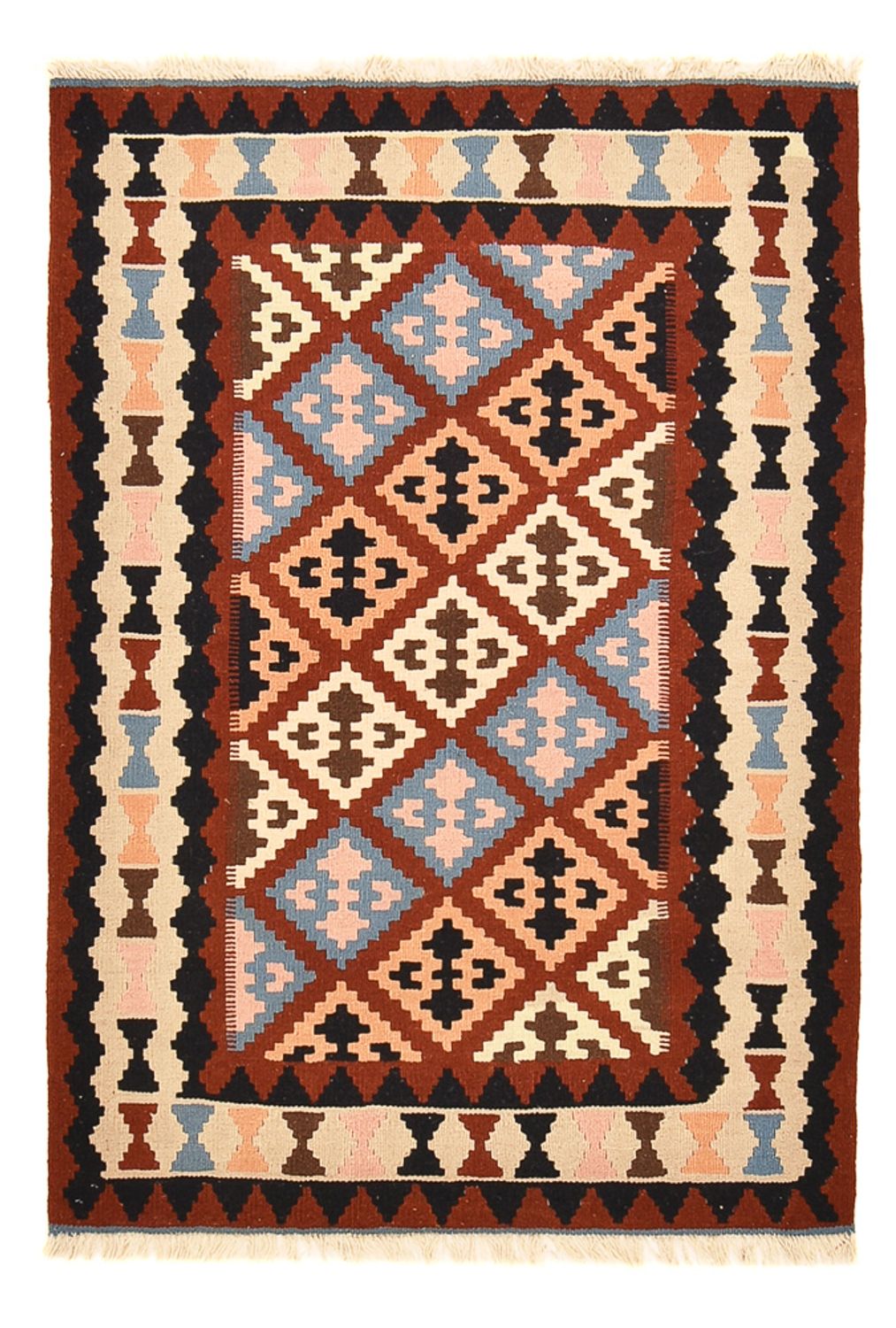 Tapis Kelim - Oriental - 146 x 100 cm - multicolore