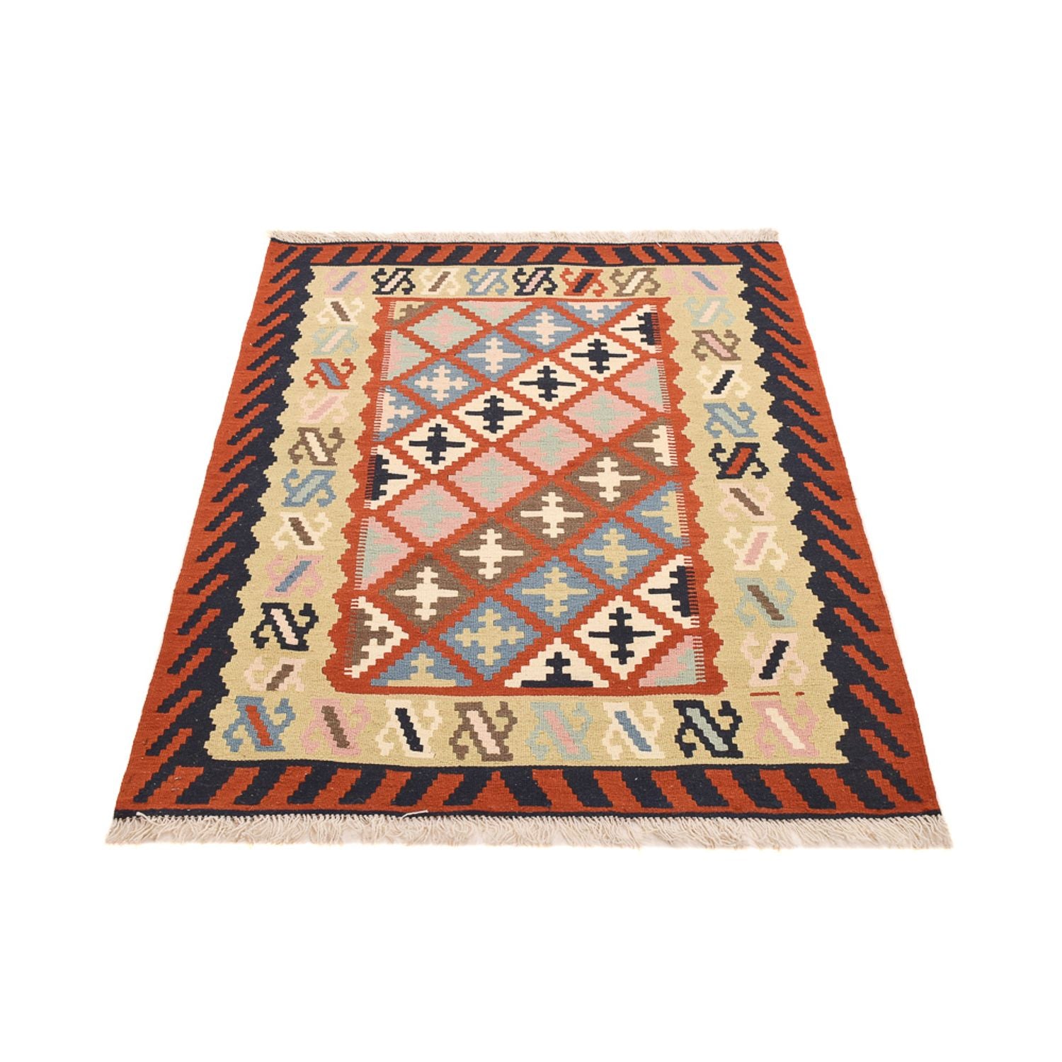 Tapis Kelim - Oriental - 140 x 104 cm - multicolore