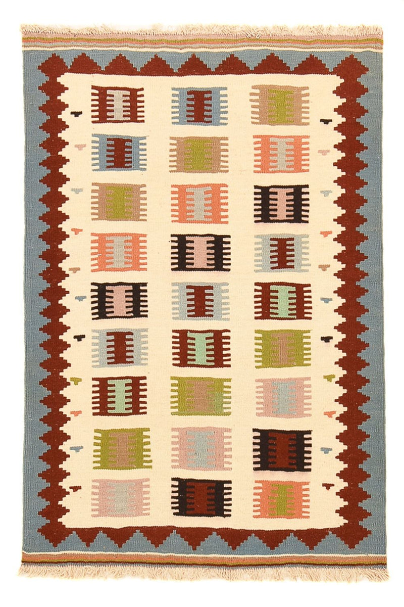 Tapis Kelim - Oriental - 140 x 97 cm - multicolore