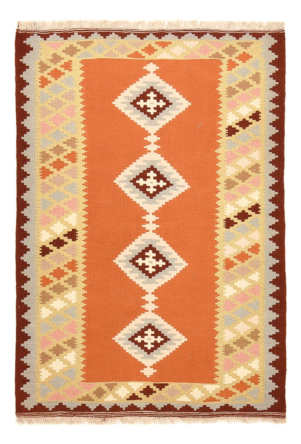 Tapis Kelim - Oriental - 148 x 100 cm - multicolore