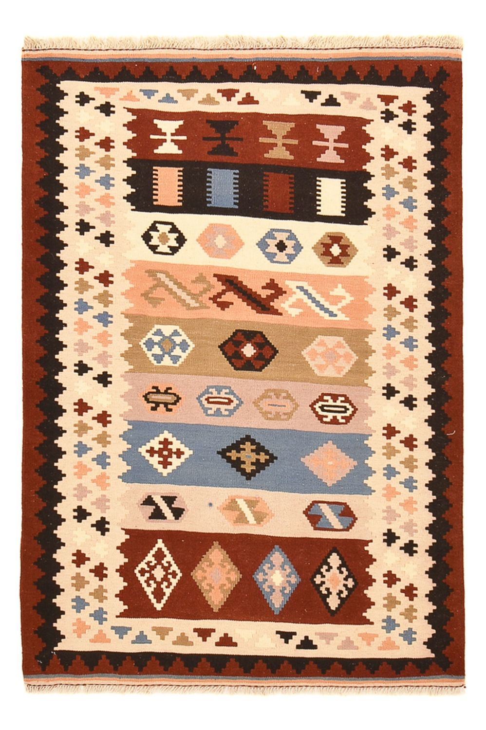Tapis Kelim - Oriental - 150 x 103 cm - multicolore