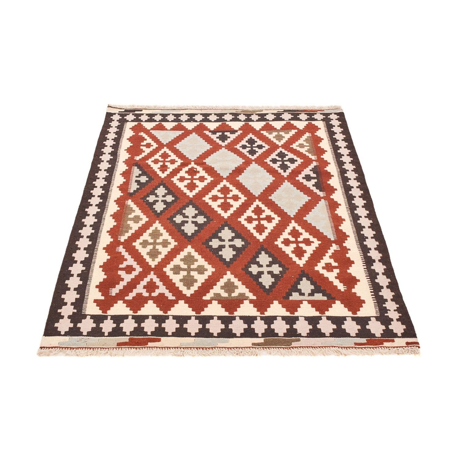 Tapis Kelim - Oriental - 146 x 110 cm - multicolore