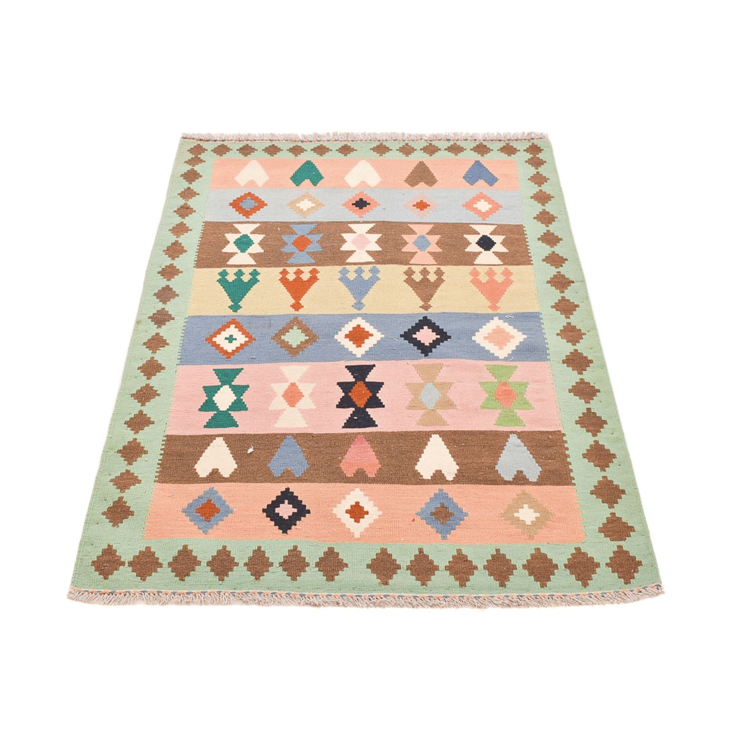 Tapis Kelim - Oriental - 156 x 109 cm - multicolore