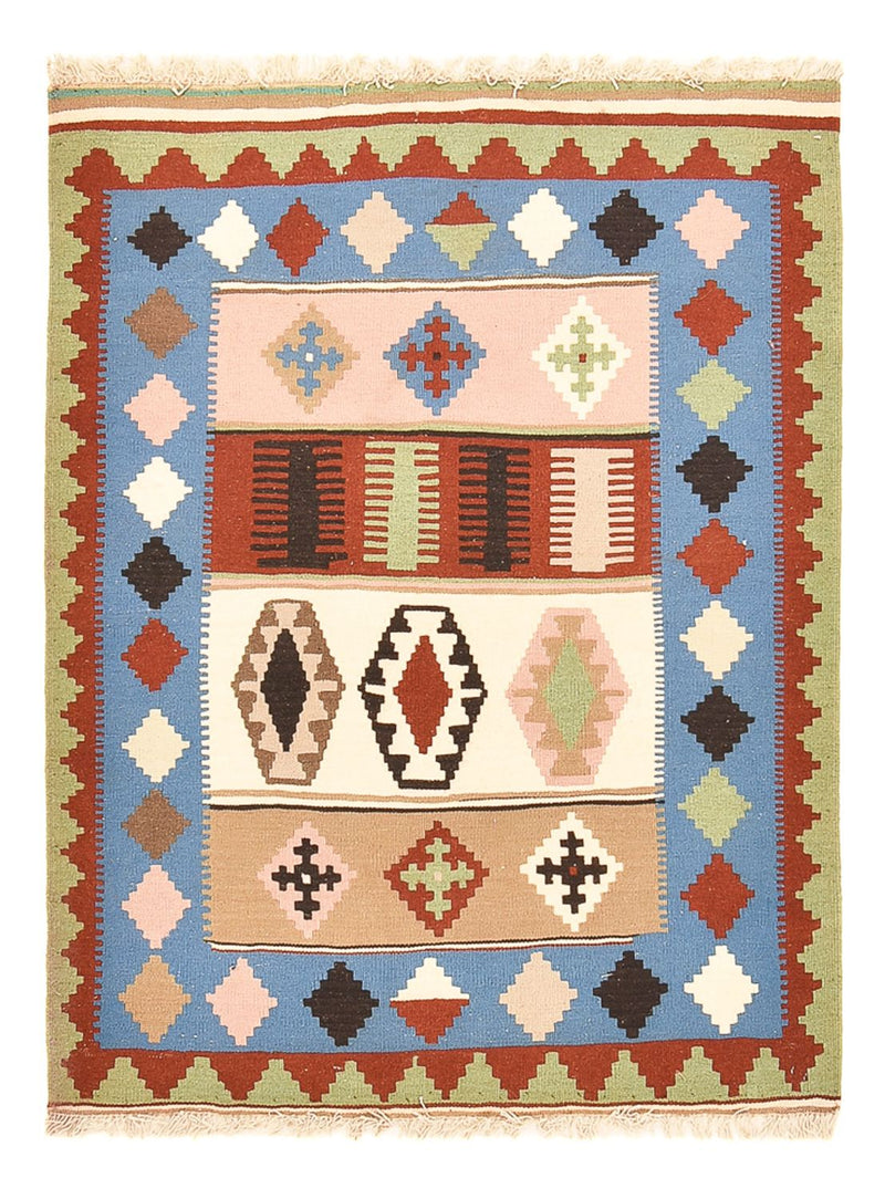 Tapis Kelim - Oriental - 140 x 103 cm - multicolore