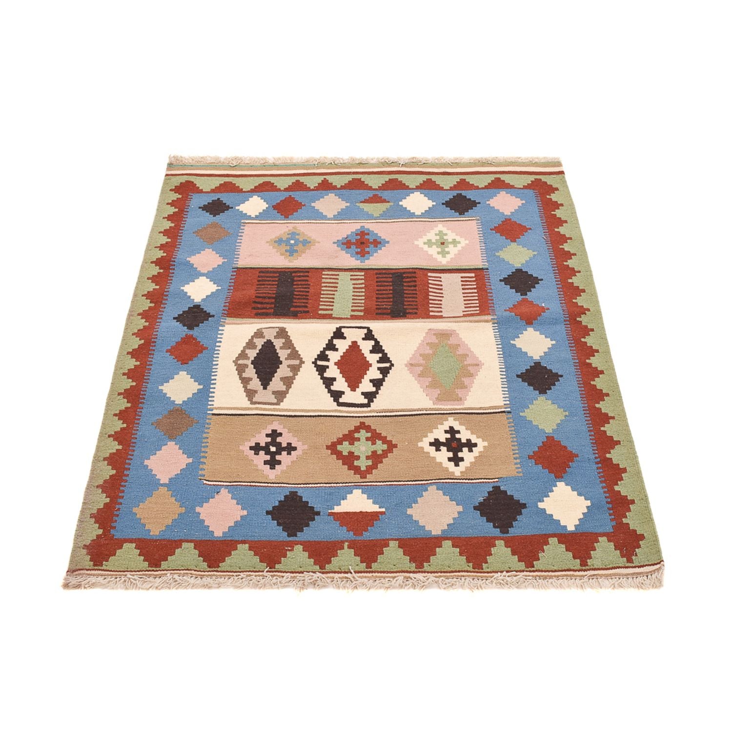 Tapis Kelim - Oriental - 140 x 103 cm - multicolore