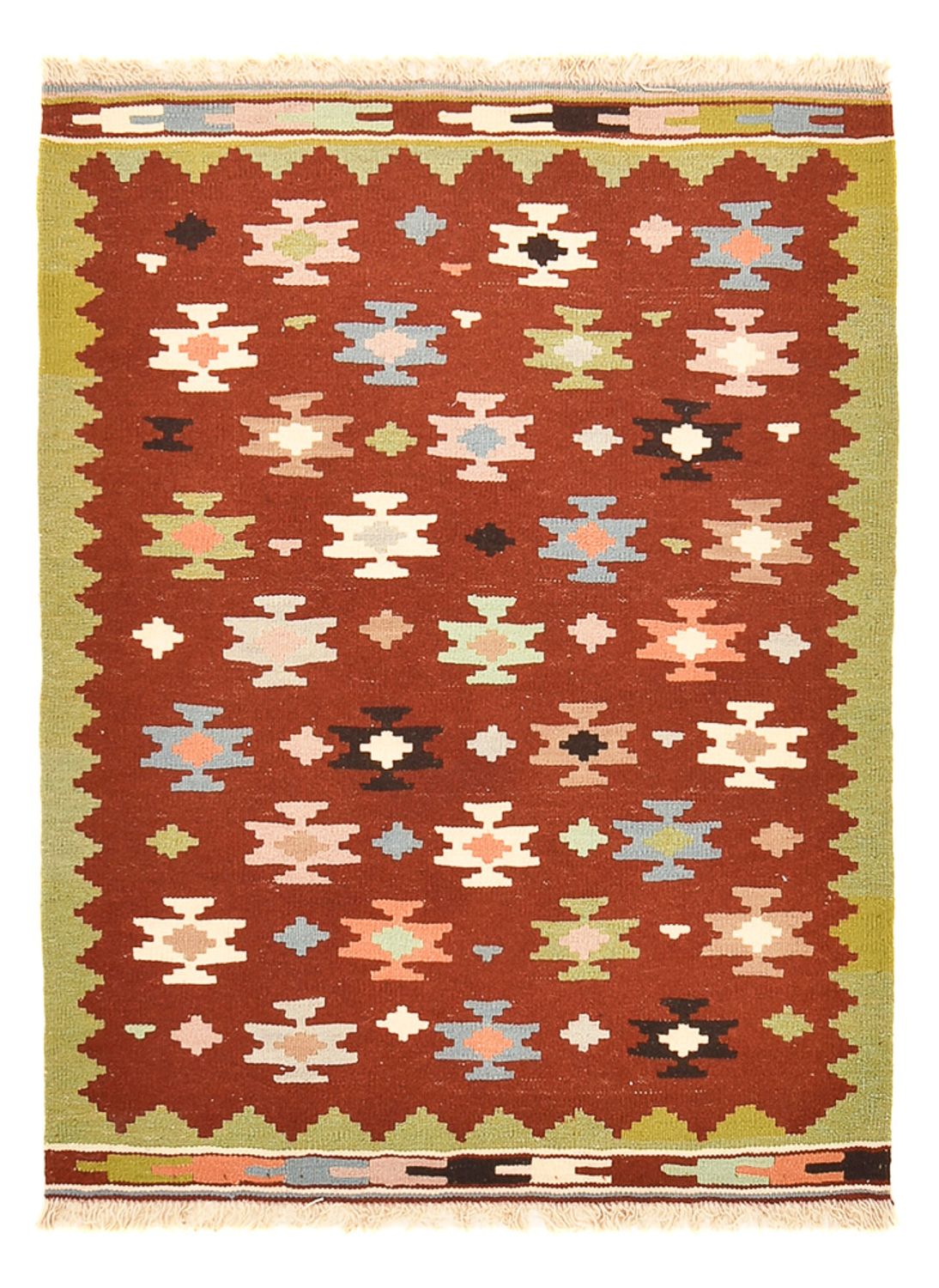 Tapis Kelim - Oriental - 132 x 97 cm - multicolore