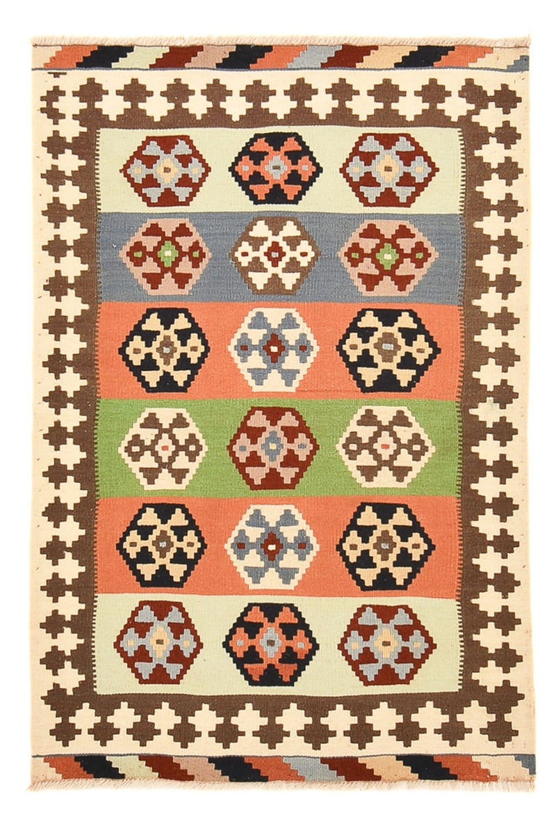 Tapis Kelim - Oriental - 146 x 98 cm - multicolore