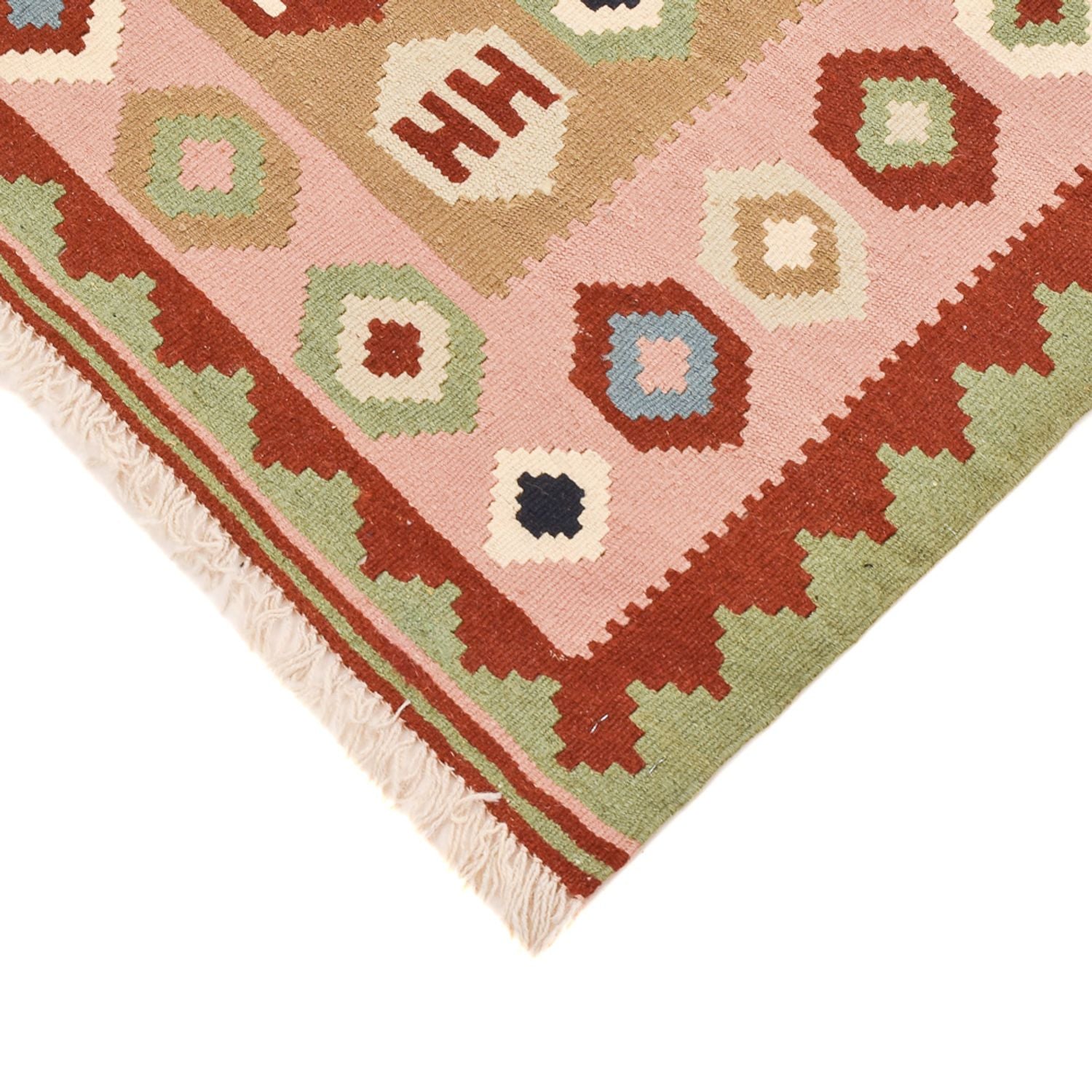 Tapis Kelim - Oriental - 138 x 110 cm - multicolore