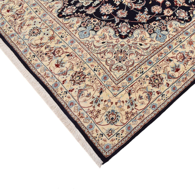 Tapis persan - Nain - Royal - 317 x 200 cm - bleu foncé