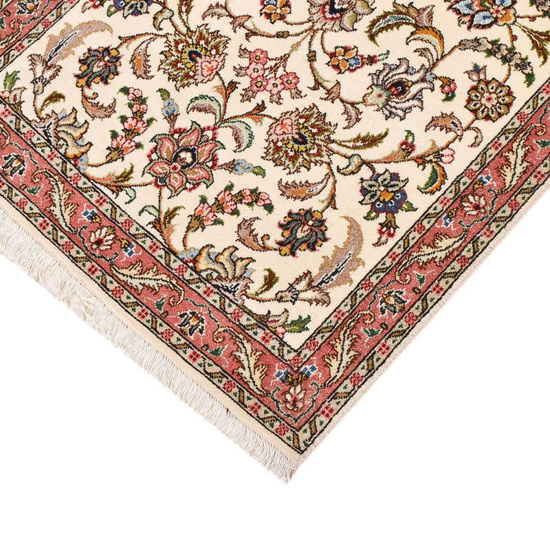 Tapis de couloir Tapis persan - Tabriz - Premium - 302 x 72 cm - sable