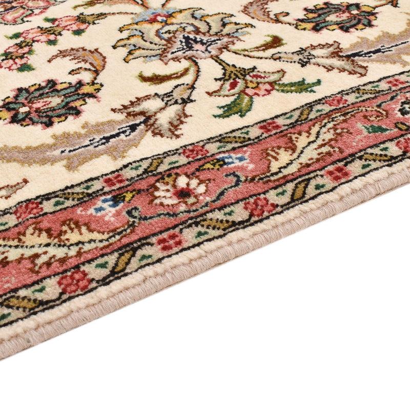 Tapis de couloir Tapis persan - Tabriz - Premium - 302 x 72 cm - sable