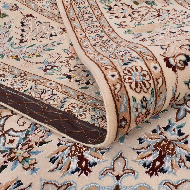 Tapis persan - Nain - Premium - 303 x 203 cm - crème