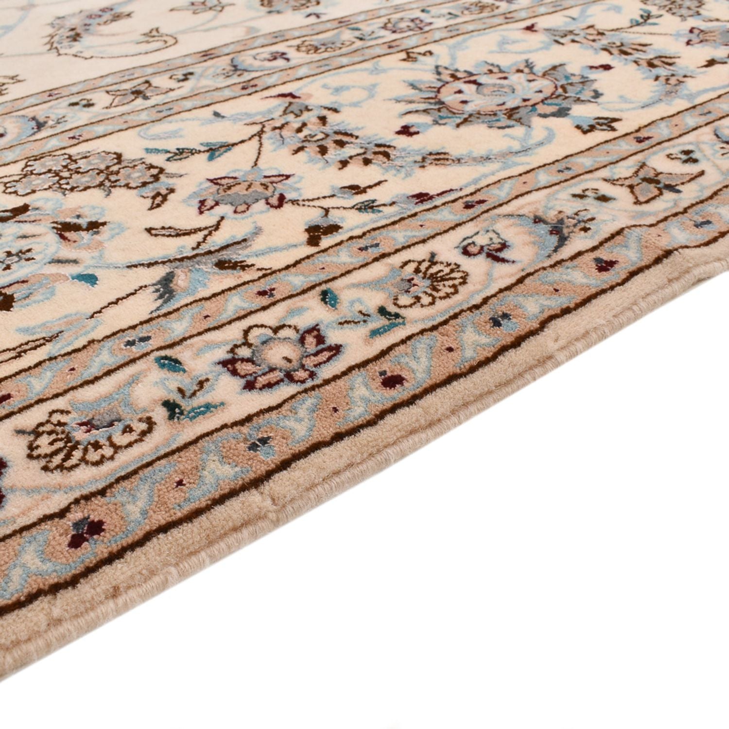 Tapis persan - Nain - Premium - 296 x 215 cm - crème