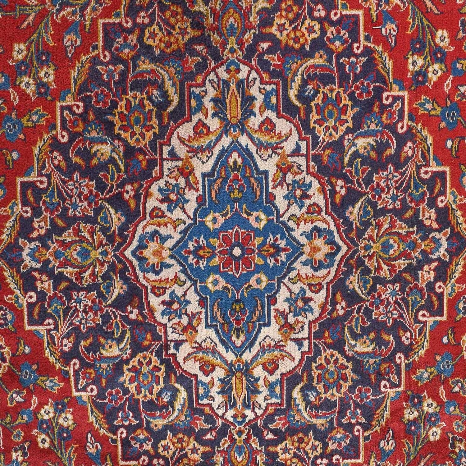 Tapis persan - Keshan - 478 x 307 cm - rouge
