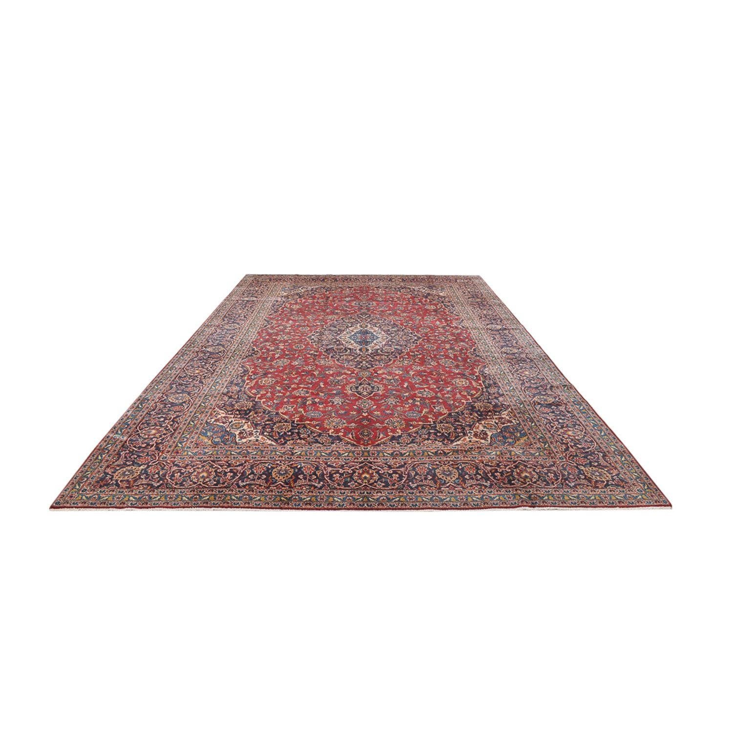Tapis persan - Keshan - 478 x 307 cm - rouge