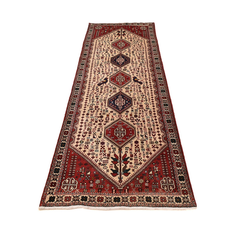 Tapis de couloir Tapis persan - Nomadic - 290 x 85 cm - crème