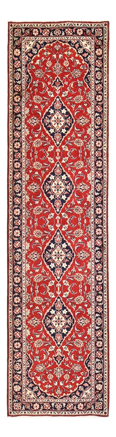Tapis de couloir Tapis persan - Keshan - 300 x 80 cm - rouge