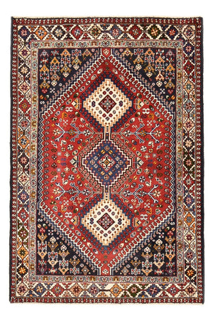 Tapis persan - Nomadic - 147 x 97 cm - rouge