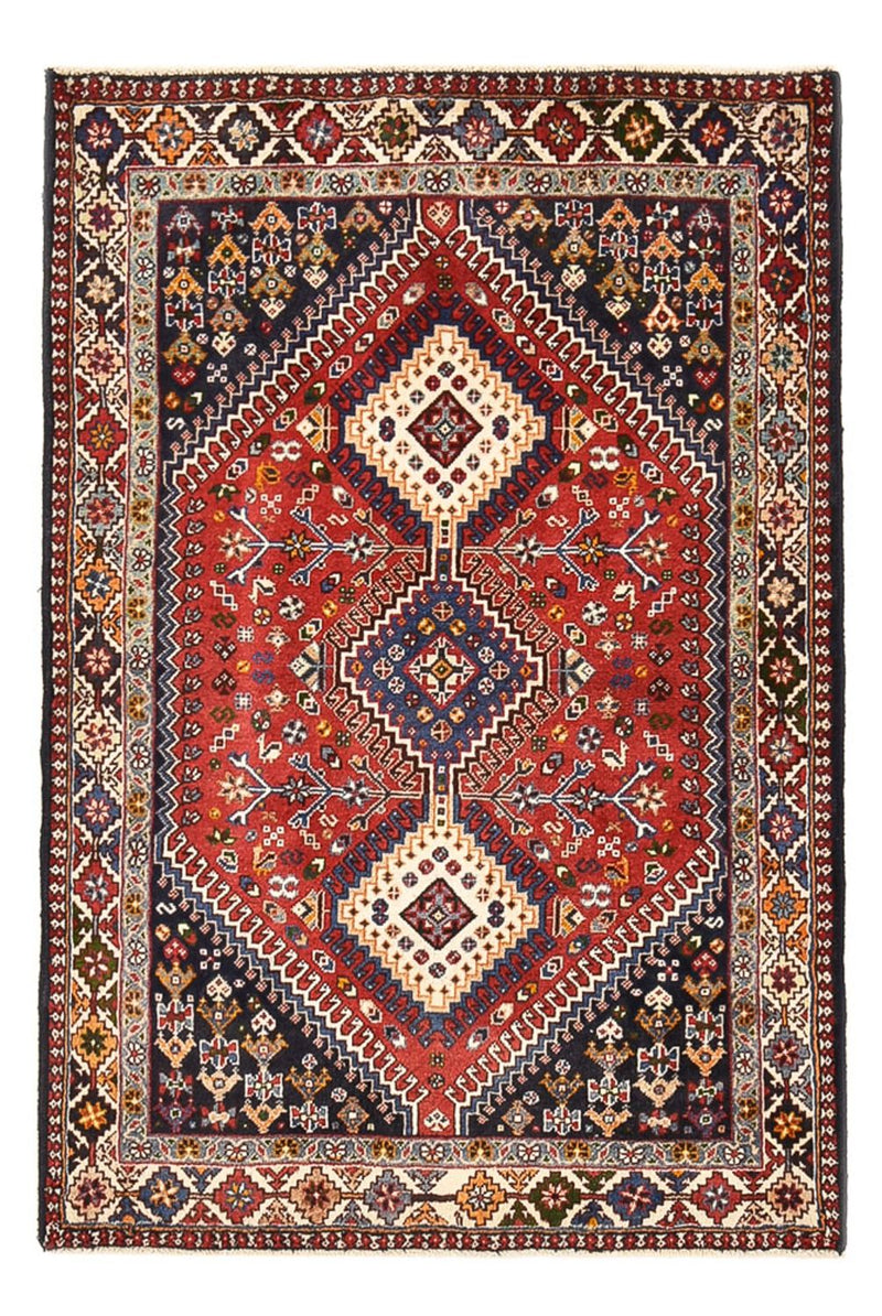 Tapis persan - Nomadic - 147 x 97 cm - rouge