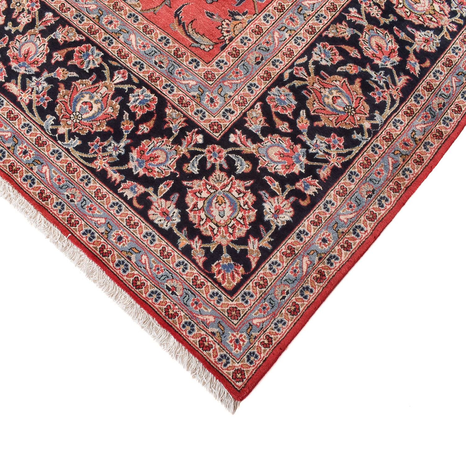 Tapis persan - Keshan - 415 x 297 cm - rouge