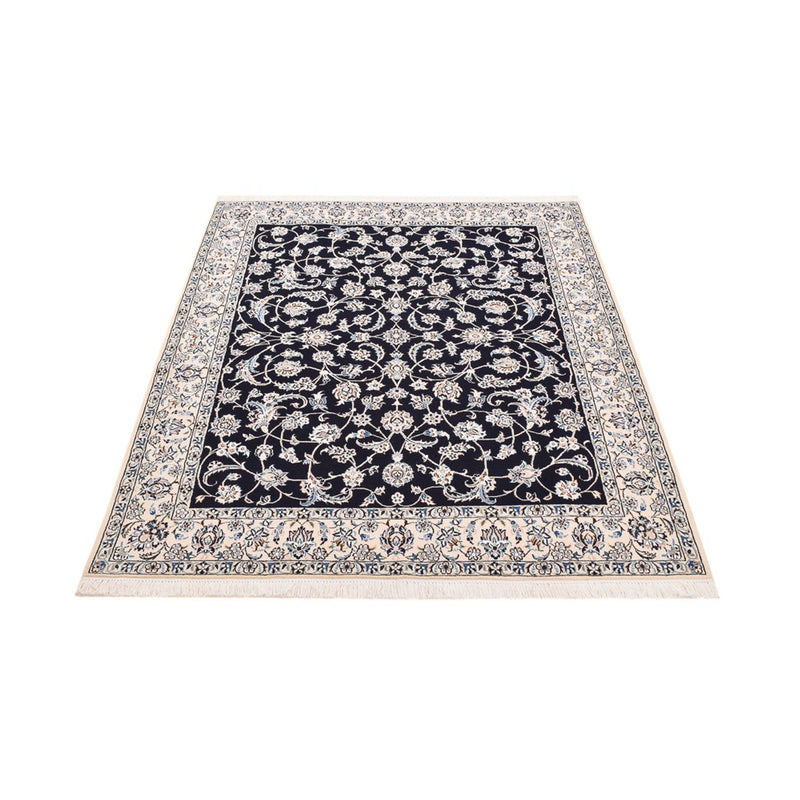 Tapis persan - Nain - Royal - 190 x 148 cm - bleu foncé