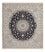 Tapis persan - Nain - Premium - 300 x 254 cm - bleu foncé