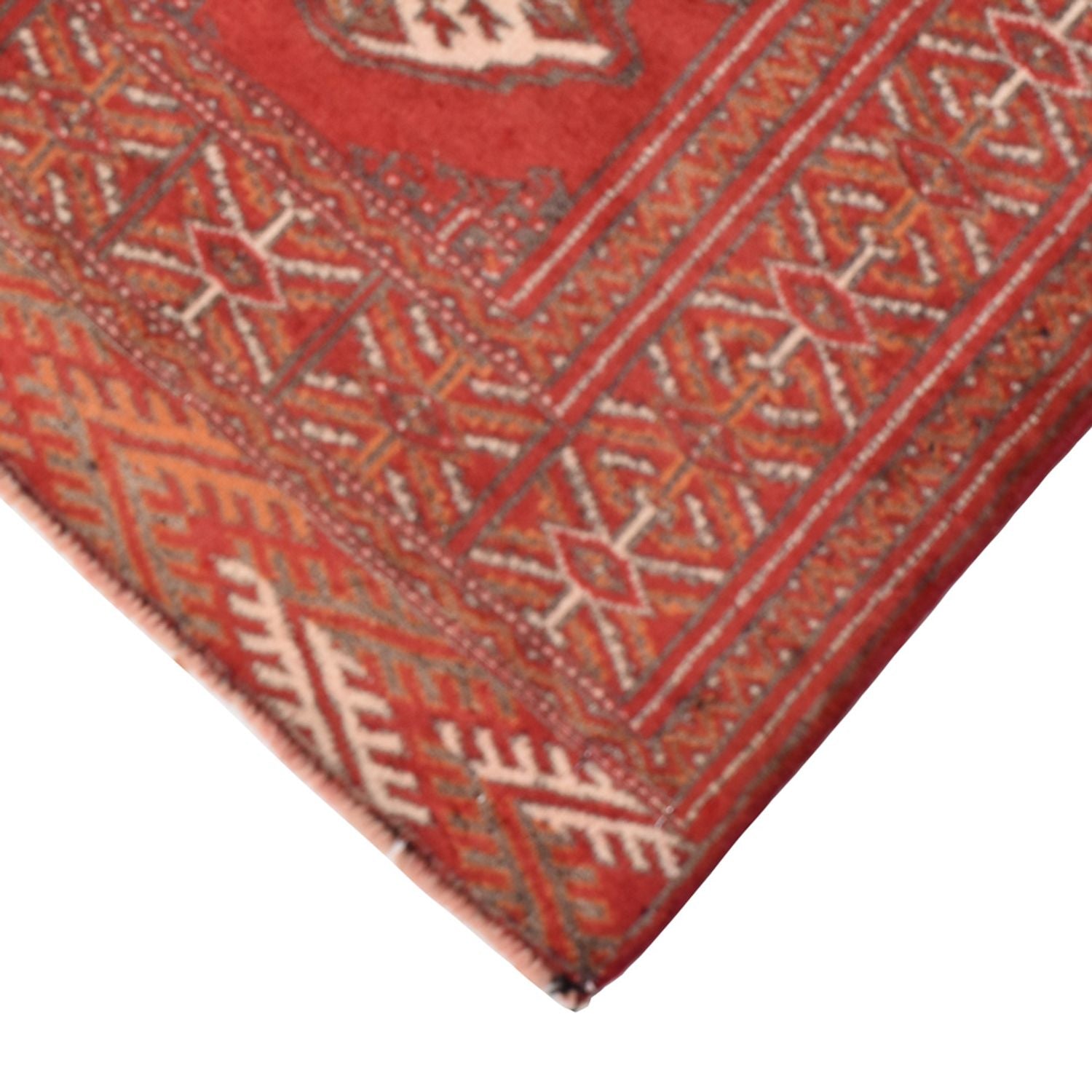 Tapis Turkaman - 167 x 115 cm - rouge