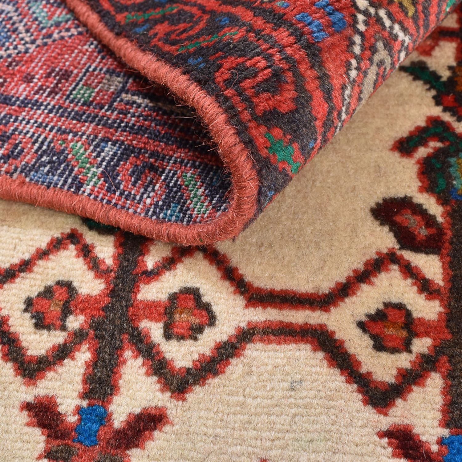 Tapis Turkaman - 168 x 99 cm - rouge