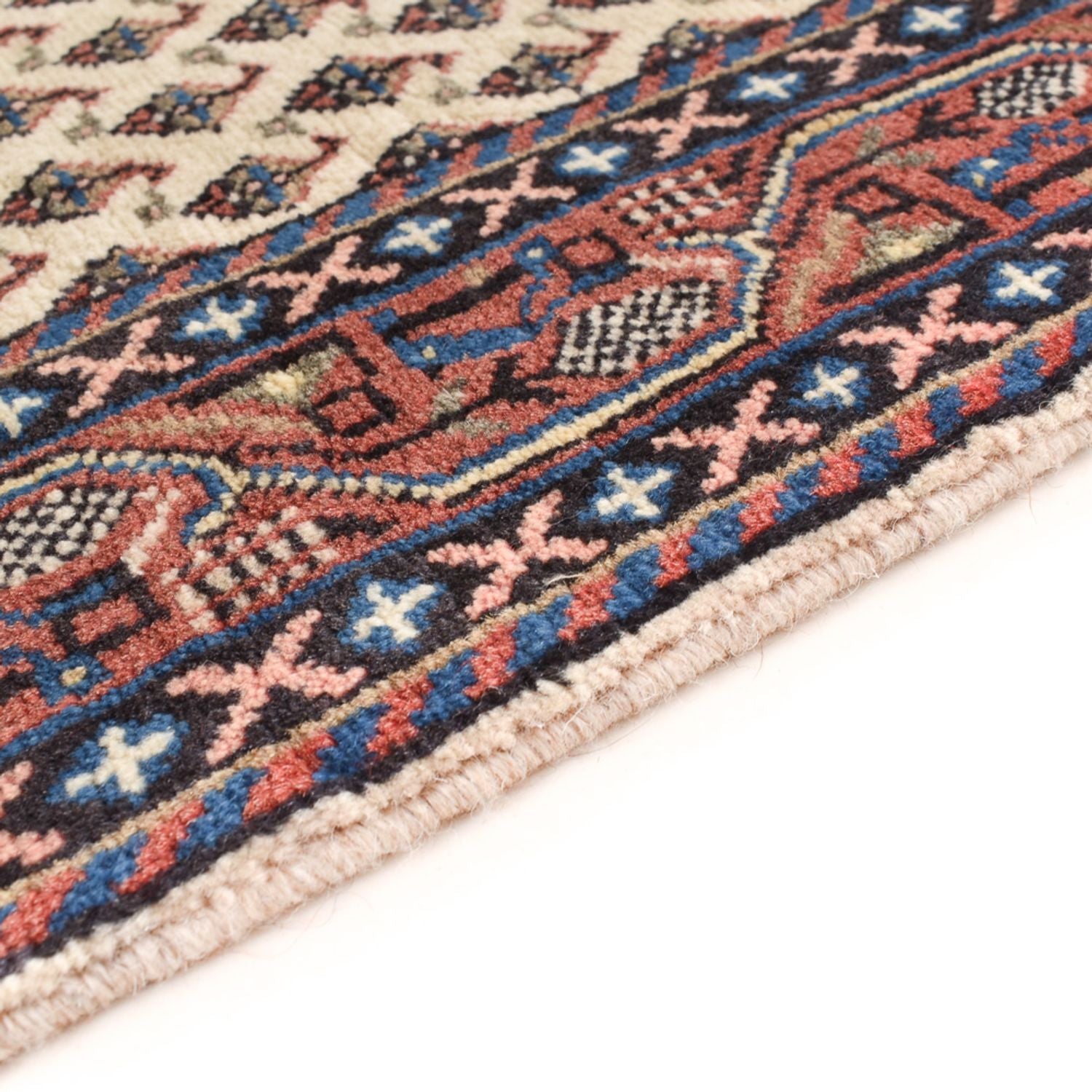 Tapis de couloir Tapis persan - Classique - 389 x 75 cm - beige clair