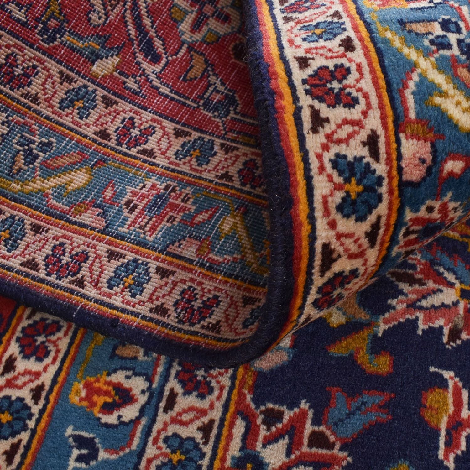 Tapis persan - Keshan - 396 x 289 cm - rouille