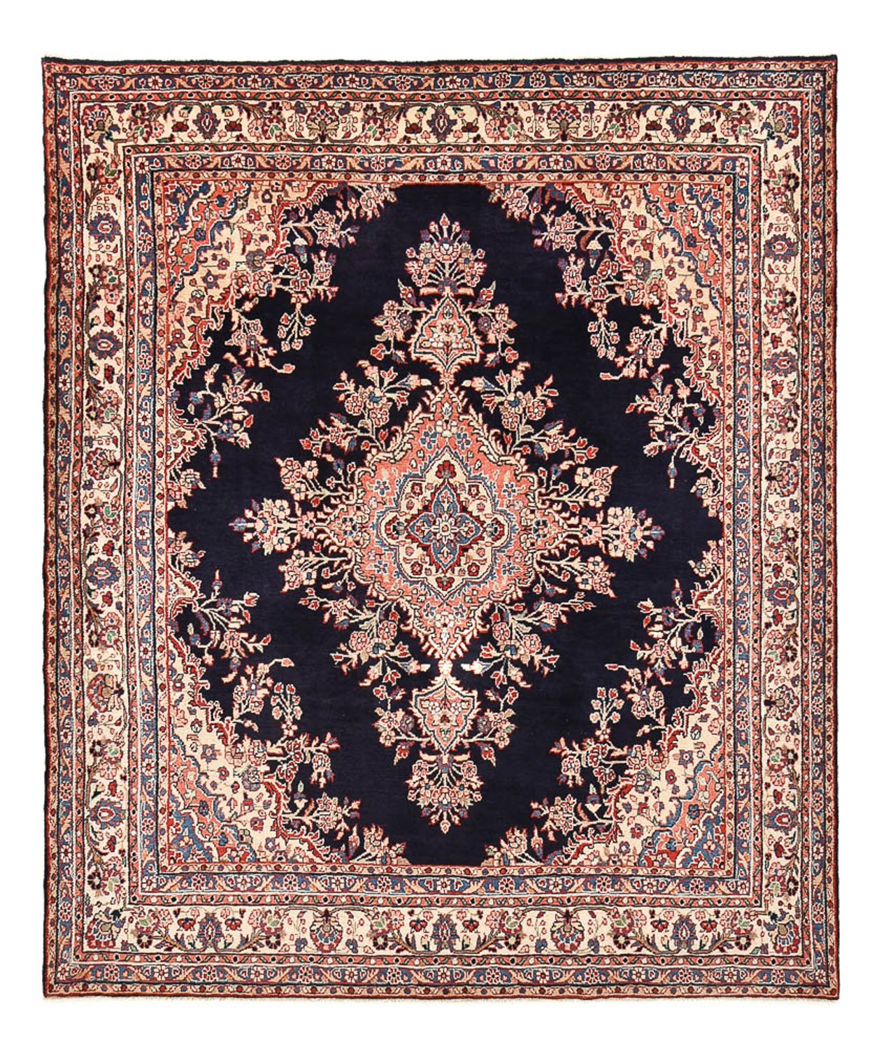 Perserteppich - Nomadic - 287 x 240 cm - dunkelblau