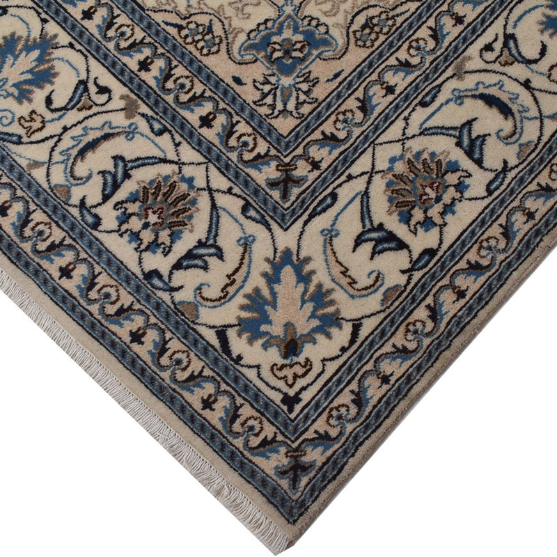 Tapis persan - Nain - 302 x 195 cm - vert