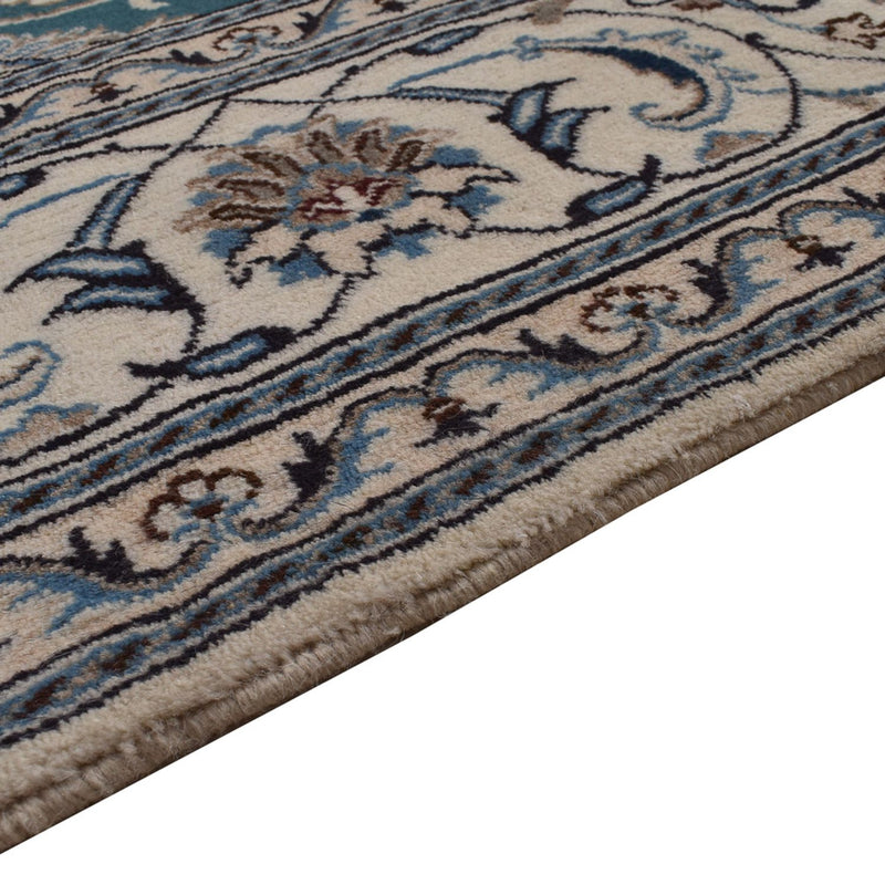 Tapis persan - Nain - 302 x 195 cm - vert