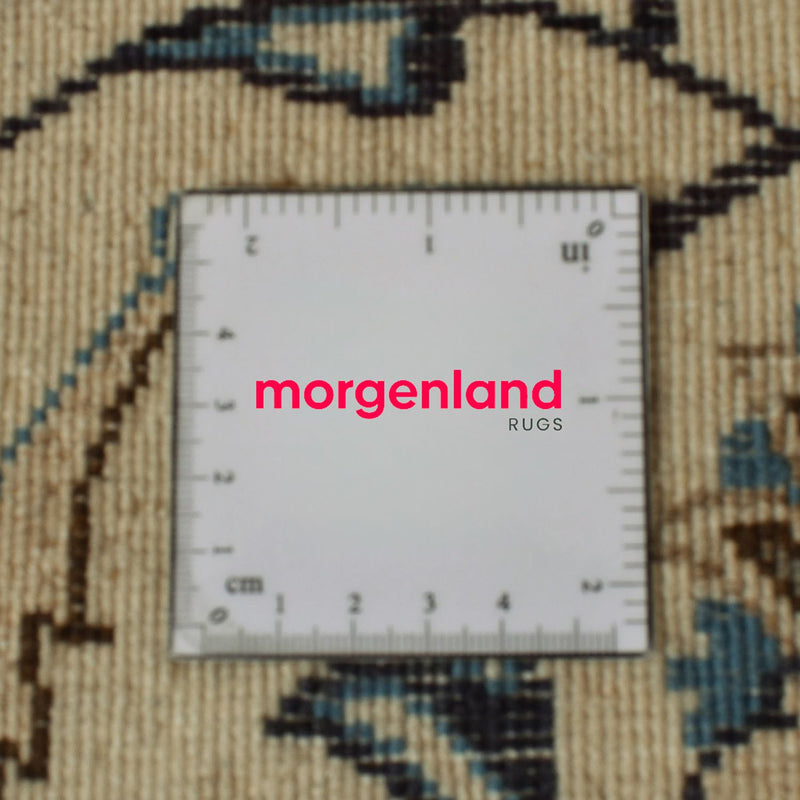 Tapis persan - Nain - 302 x 195 cm - vert