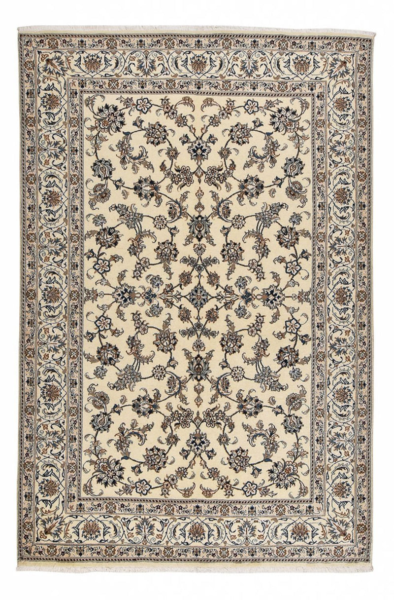 Tapis persan - Nain - 297 x 194 cm - beige