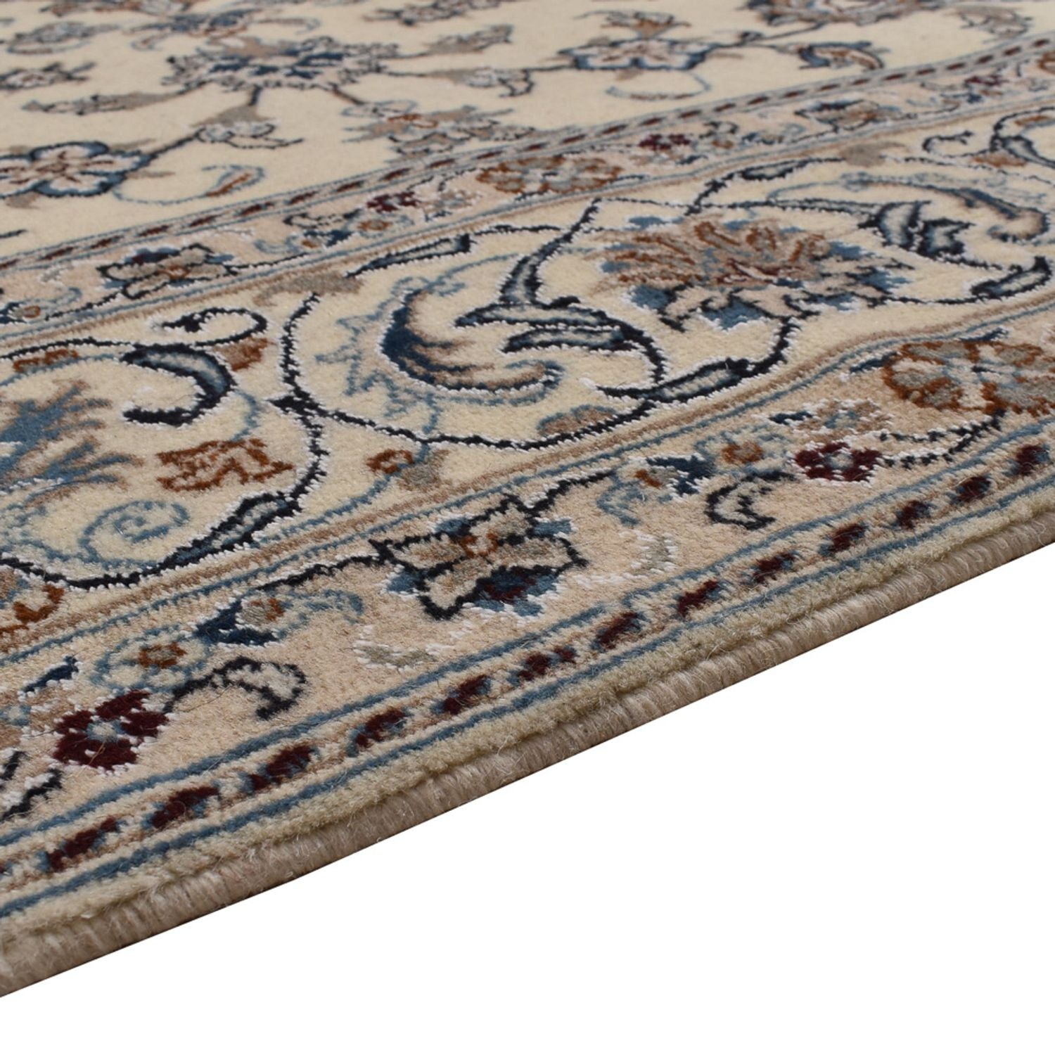 Tapis persan - Nain - 297 x 194 cm - beige