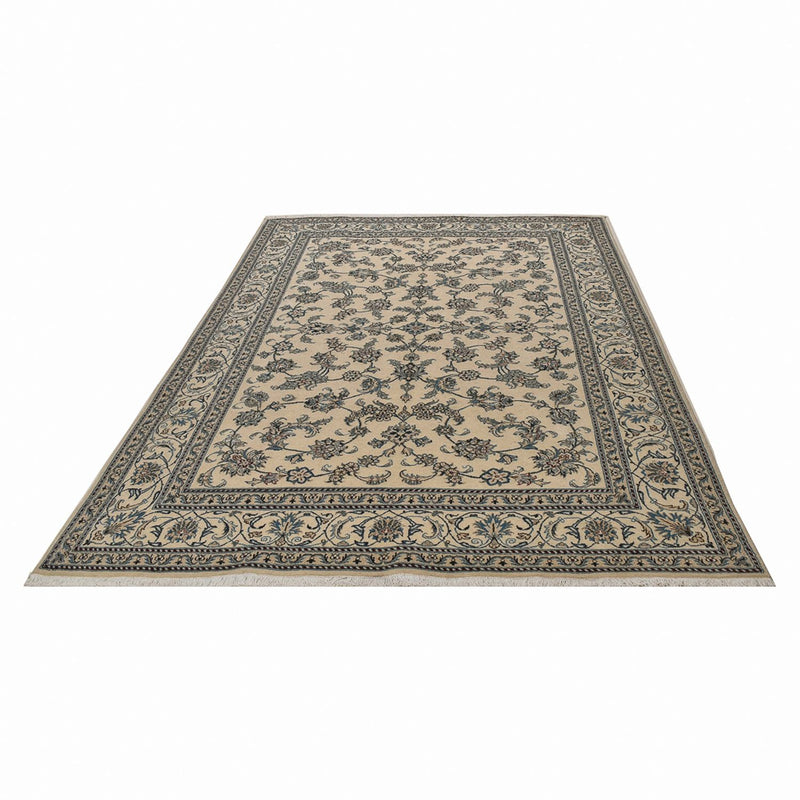 Tapis persan - Nain - 299 x 196 cm - beige