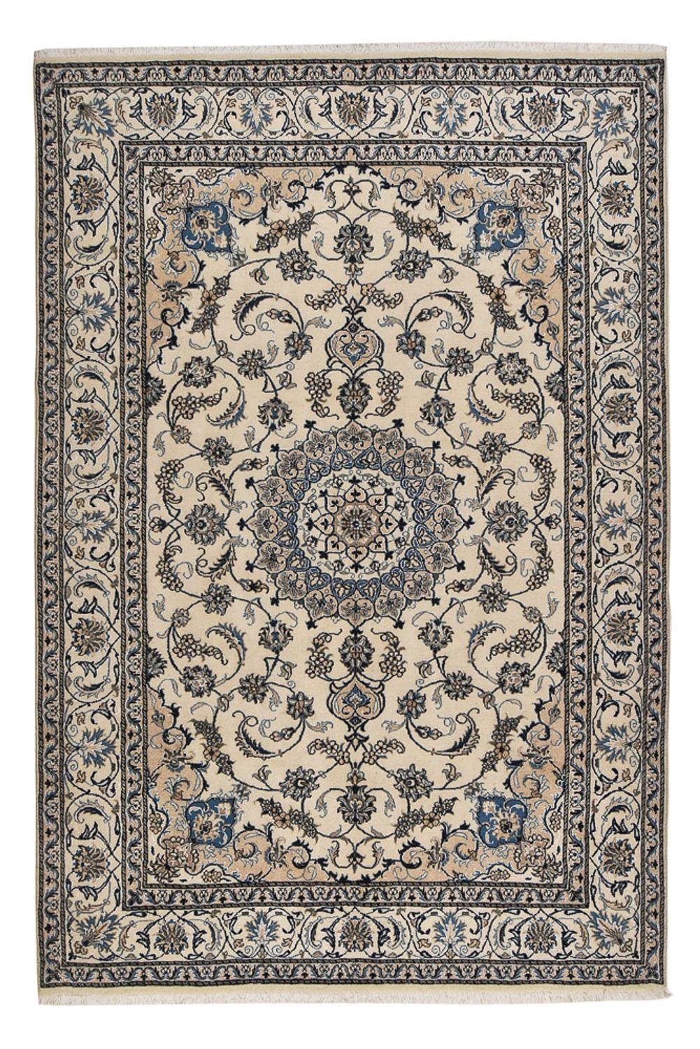 Tapis persan - Nain - 293 x 194 cm - beige