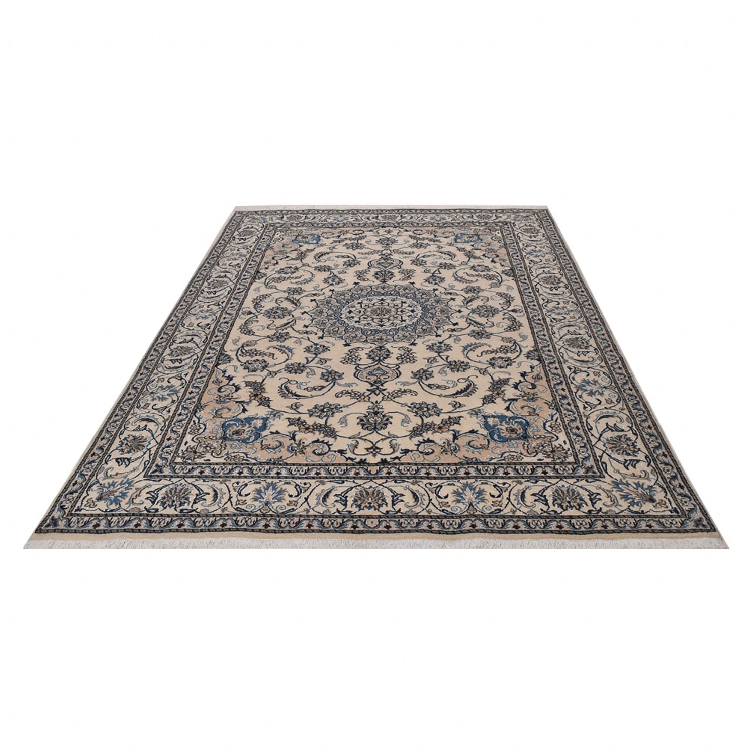 Tapis persan - Nain - 293 x 194 cm - beige