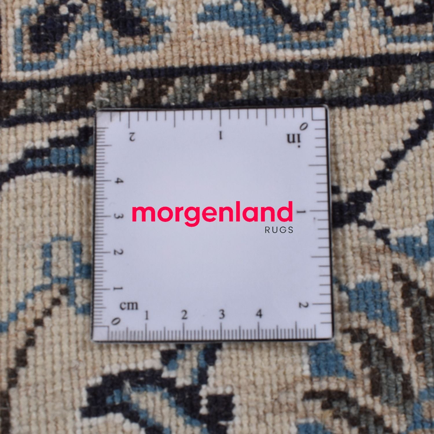 Tapis persan - Nain - 293 x 194 cm - beige