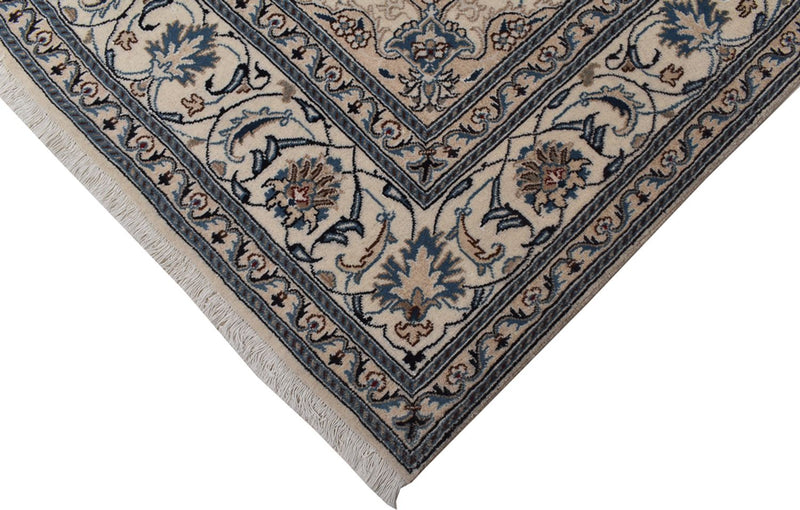 Tapis persan - Nain - 305 x 194 cm - vert
