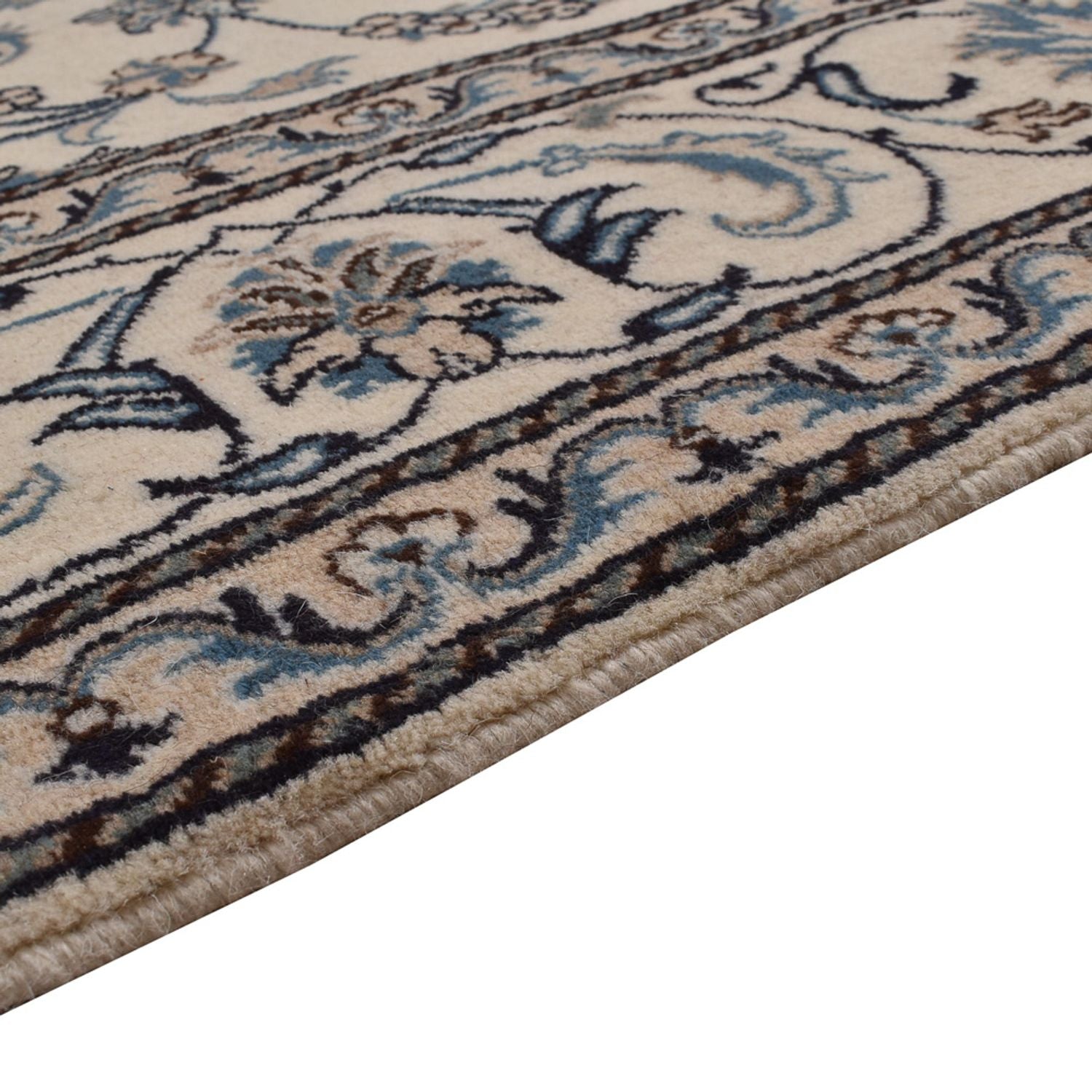 Tapis persan - Nain - 295 x 195 cm - beige