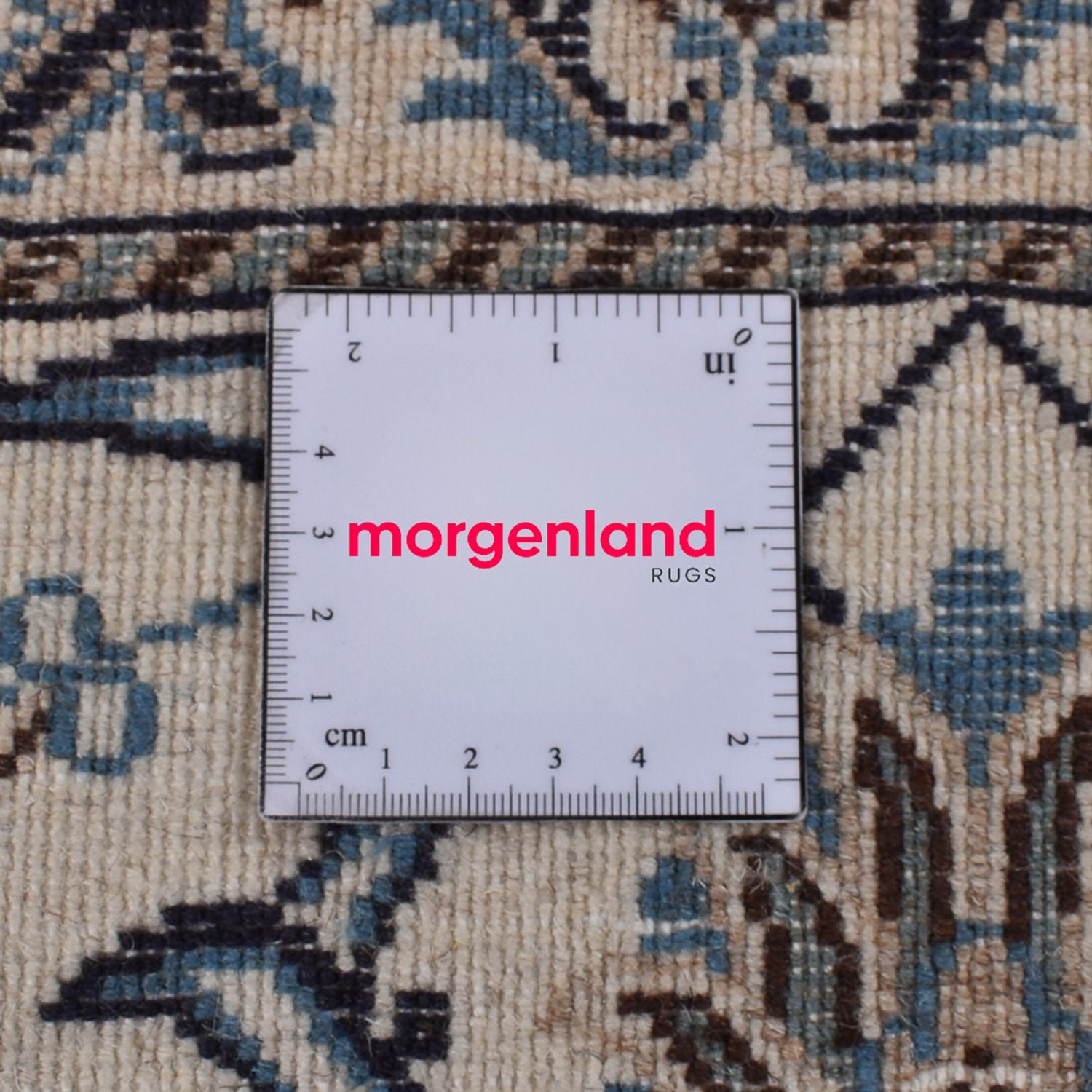 Tapis persan - Nain - 295 x 195 cm - beige