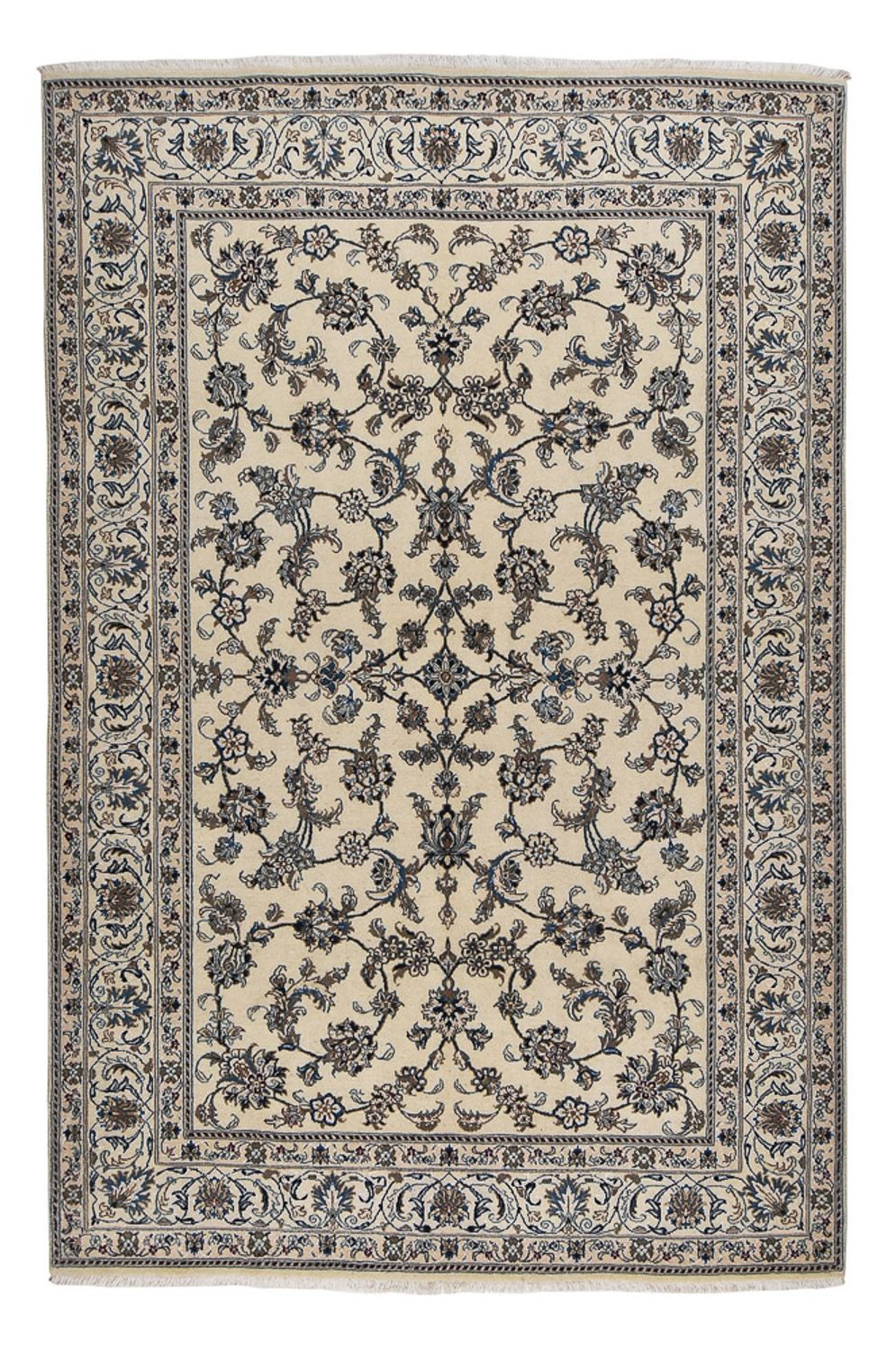 Tapis persan - Nain - 300 x 195 cm - beige