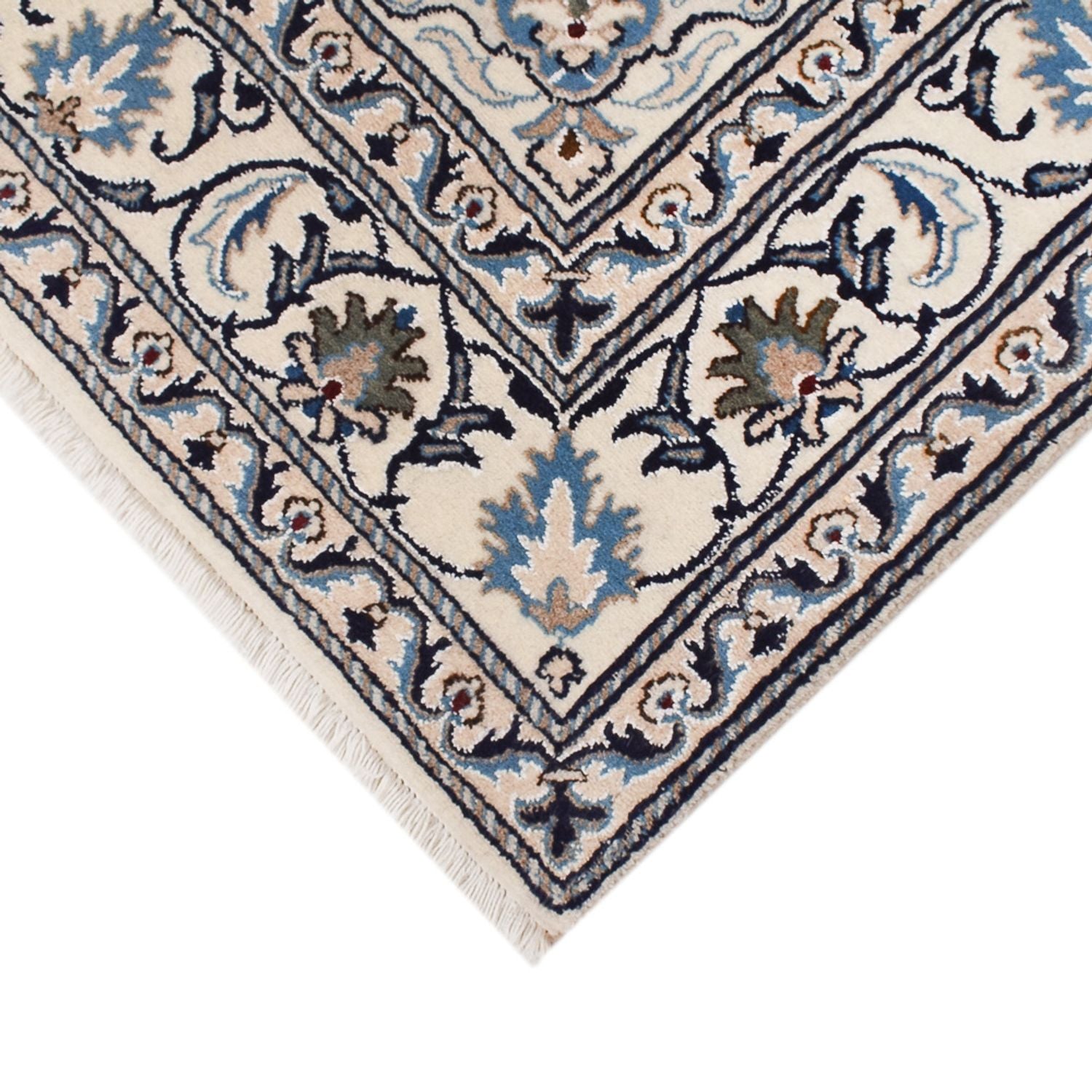 Tapis persan - Nain - 202 x 146 cm - crème