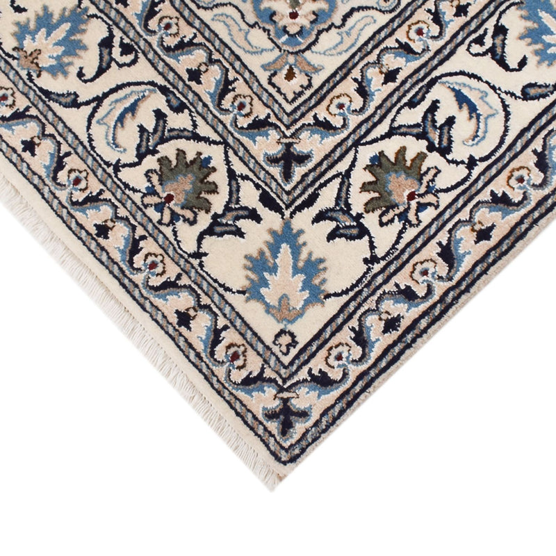 Tapis persan - Nain - 202 x 146 cm - crème