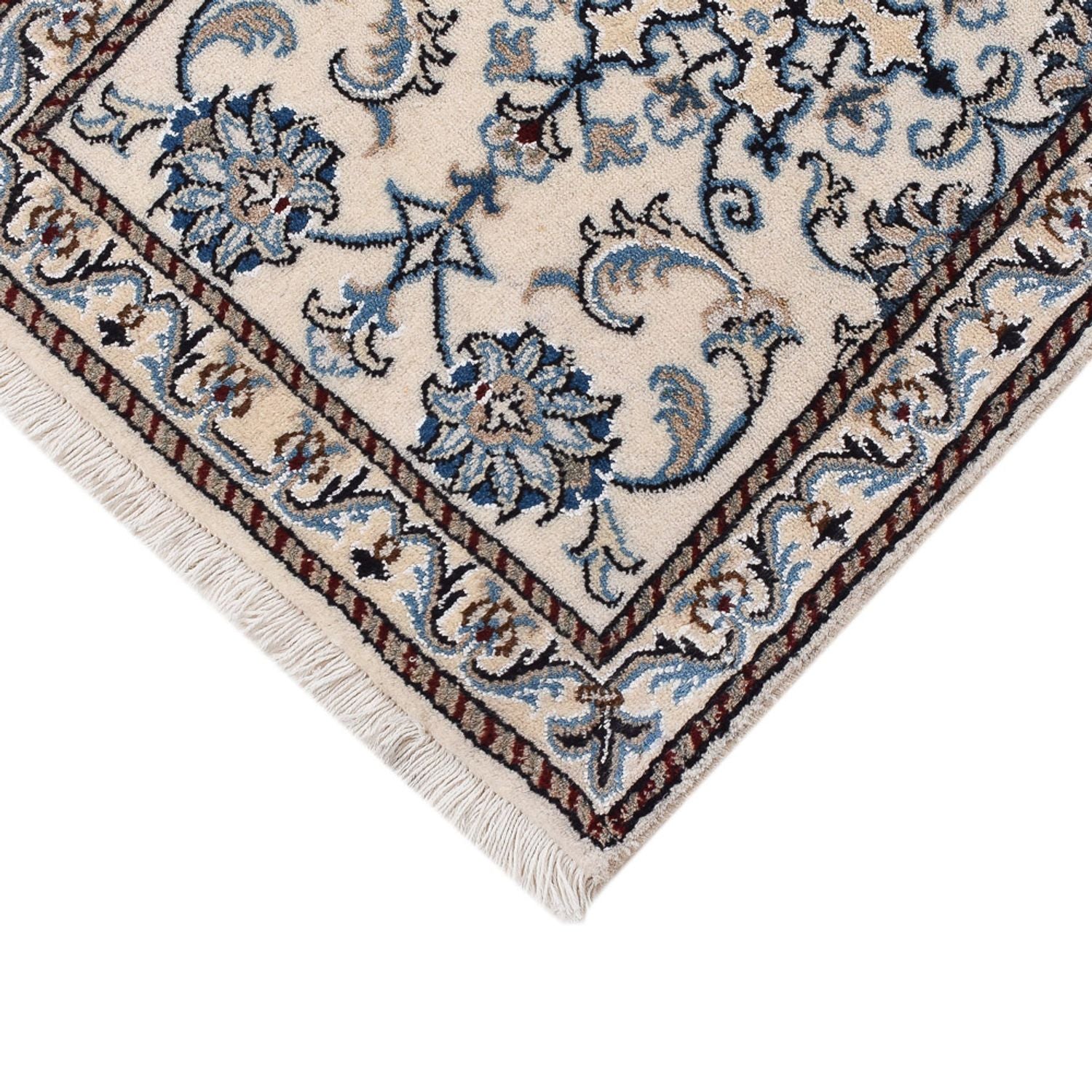 Tapis persan - Nain - 85 x 56 cm - crème